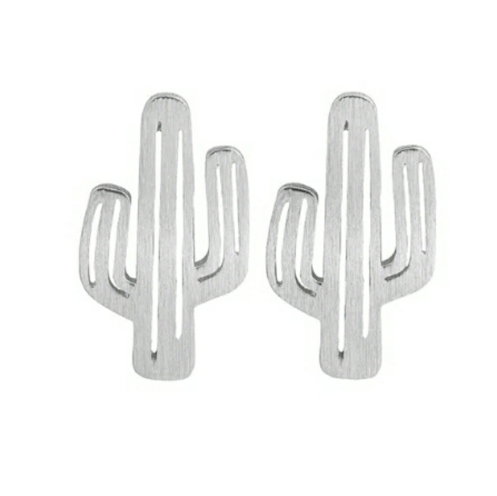 Sold on Ⓜ️ Western Cactus Stud Earrings - Picture 3 of 4